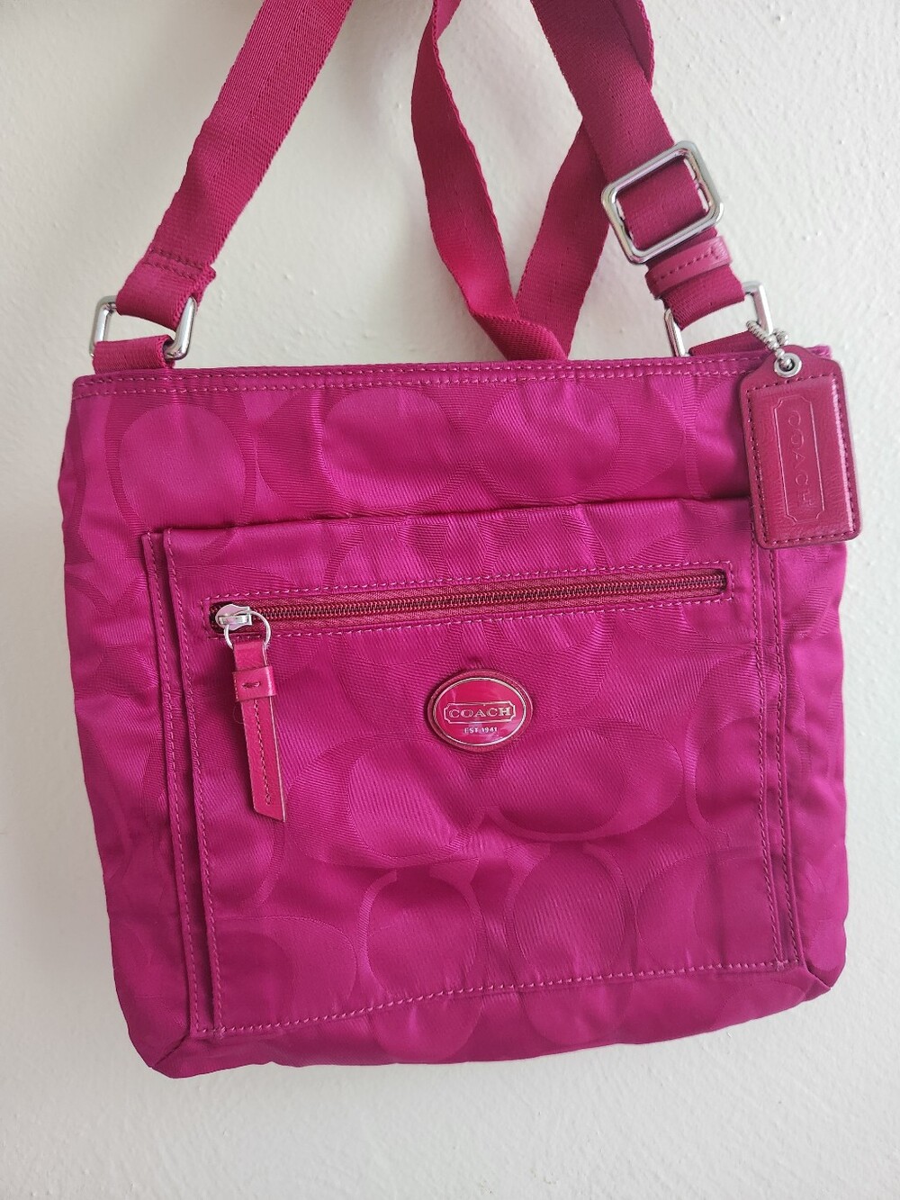 COACH Hot Pink Crossbody Bag